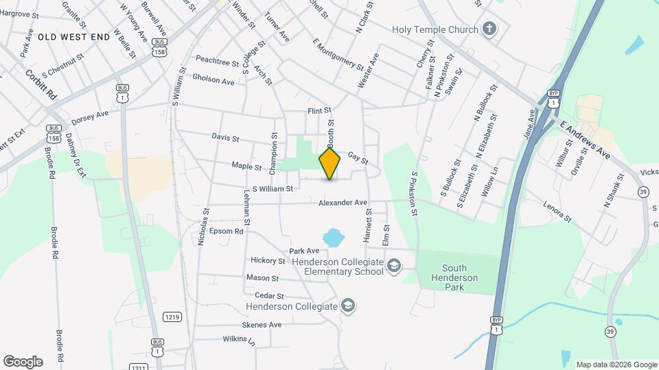 746 Southerland St Map and Location Details