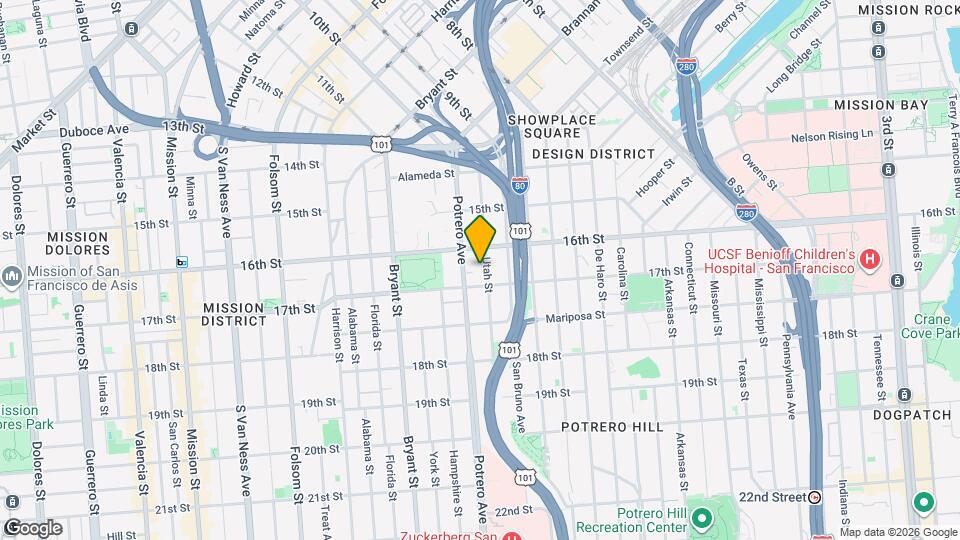 344a Utah St Map and Location Details