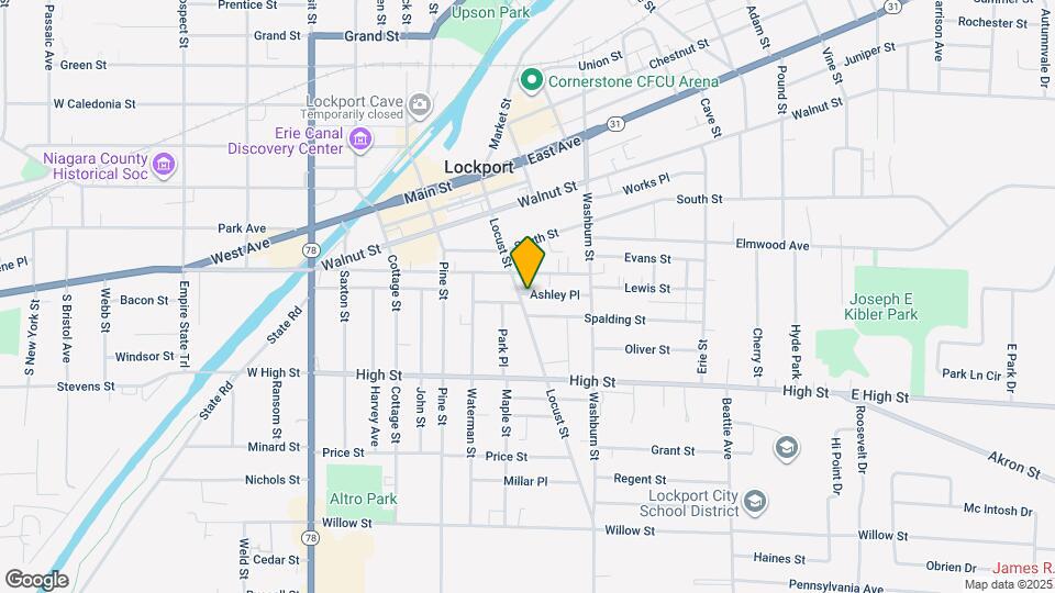 131 Locust St Map and Location Details
