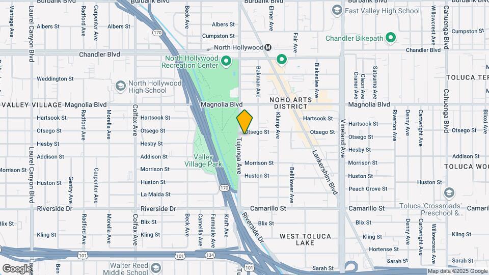 5056 Tujunga Ave Map and Location Details