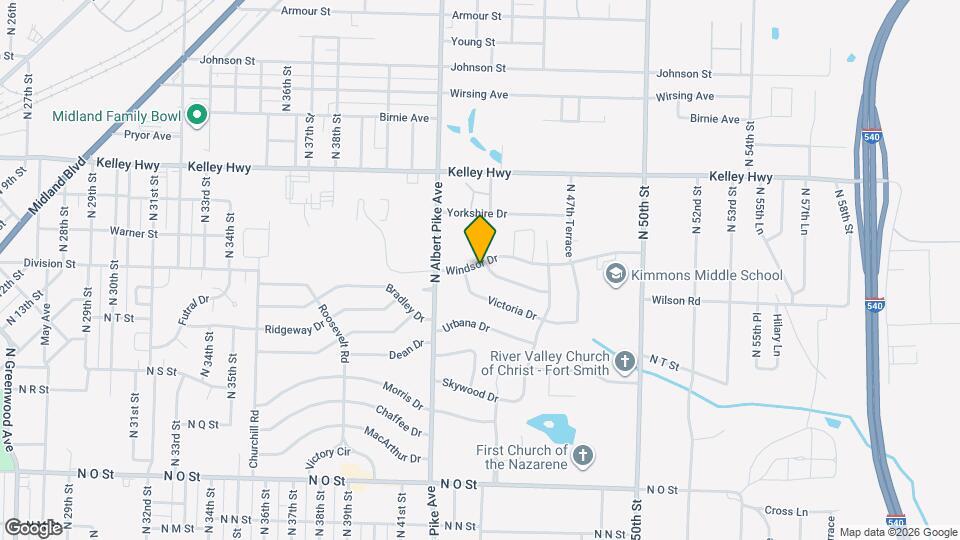 4300 Wynnewood Dr Map and Location Details