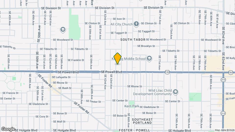 3406 SE 64th Ave Map and Location Details