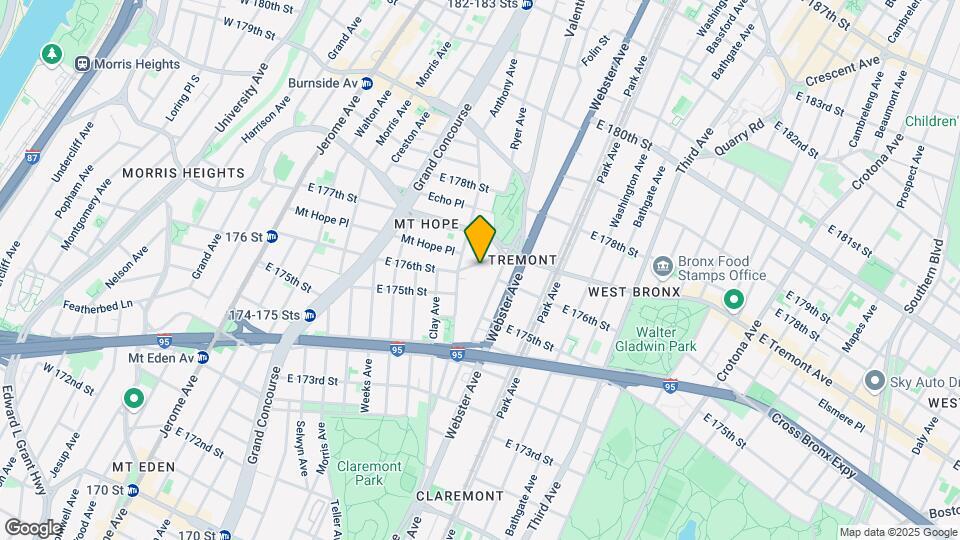 320 E 176th St Map and Location Details