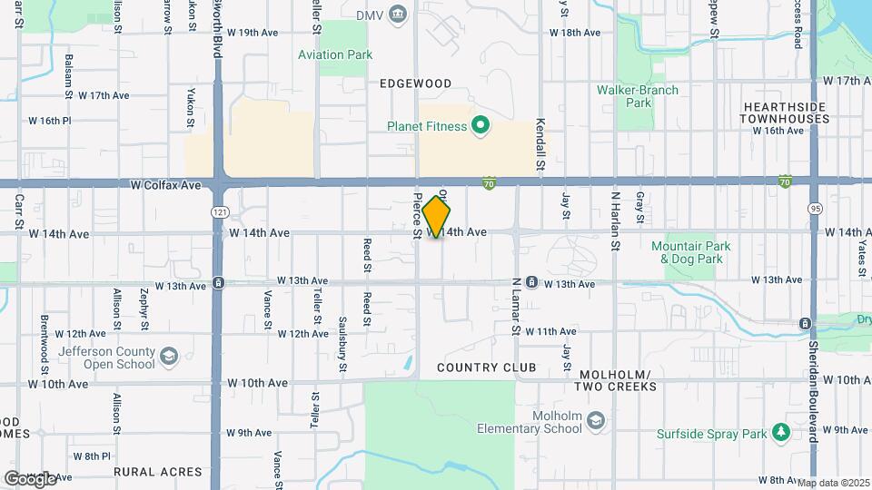1385 Otis St Map and Location Details