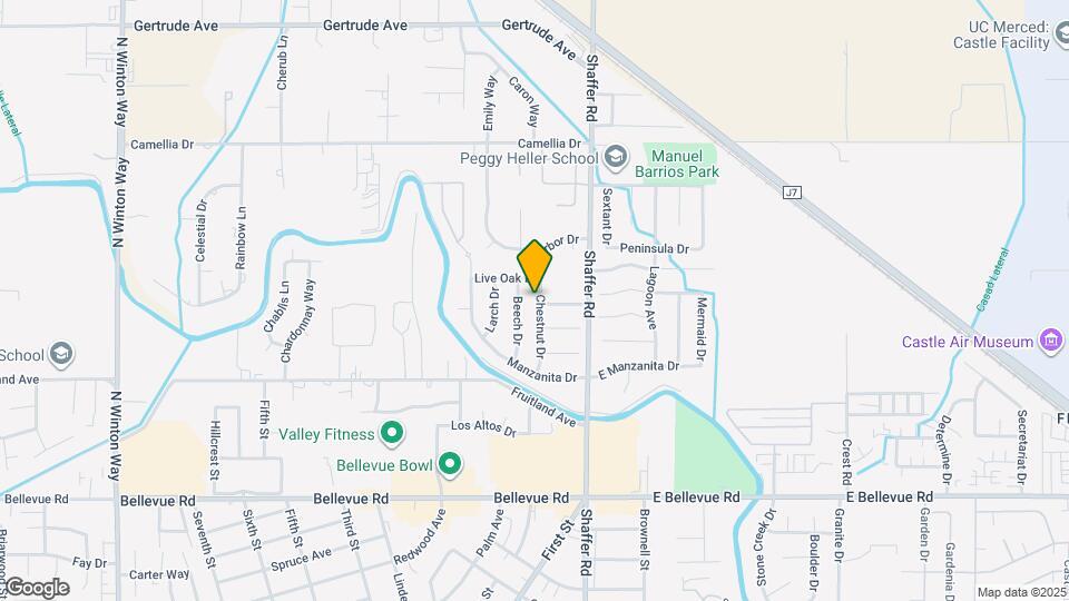 3151 Chestnut Dr Map and Location Details