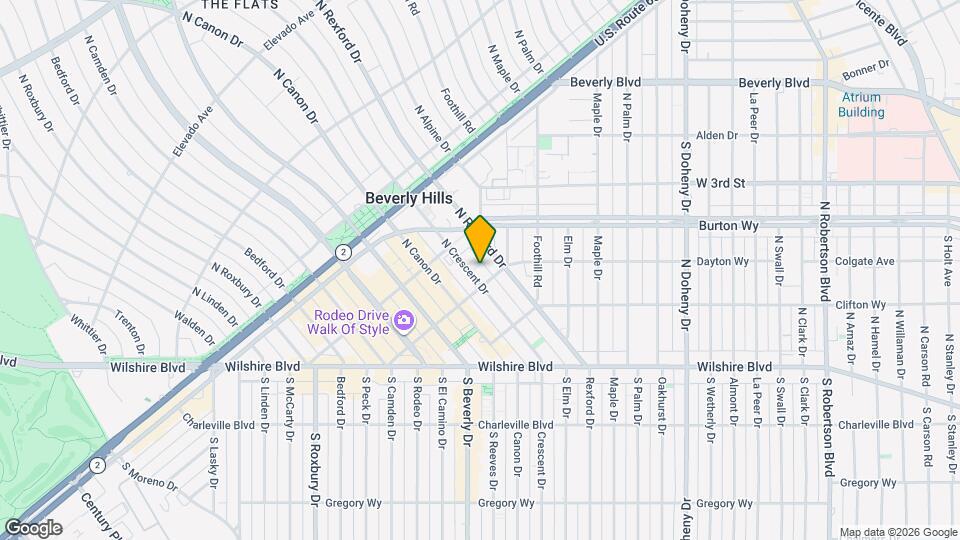 320 N Crescent Dr Mapa y Detalles de la Ubicación