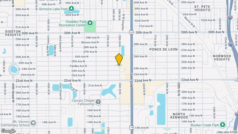 2444 35th St N Map and Location Details