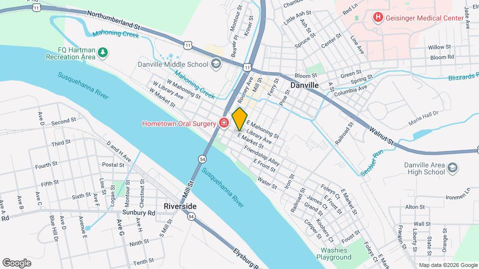 35 E Market St, Unit 201 Map and Location Details