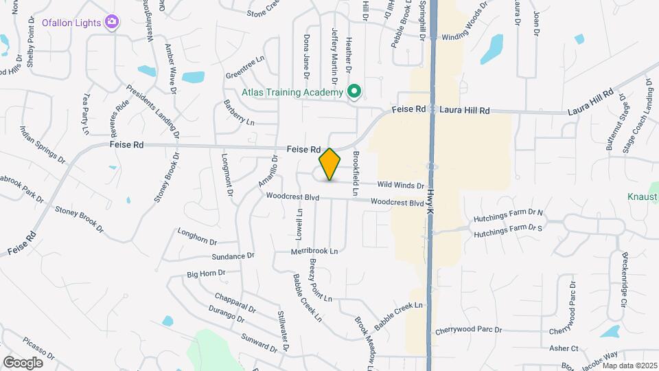 414 Wild Winds Dr Map and Location Details