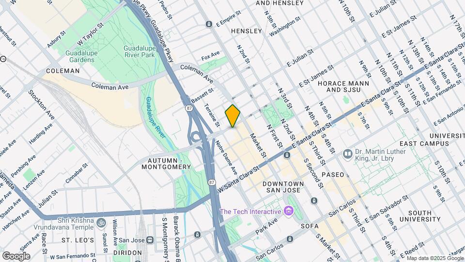 188 West St. James Mapa y Detalles de la Ubicación