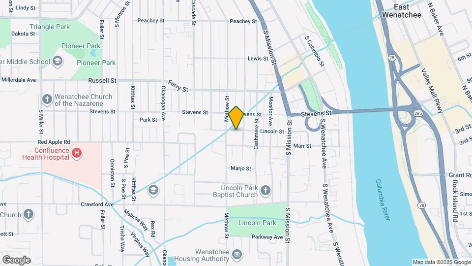 603 Lincoln St Map and Location Details