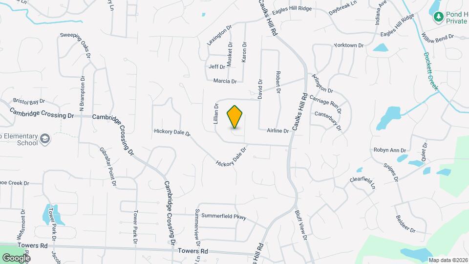 962 Sunset Farms Ct Map and Location Details