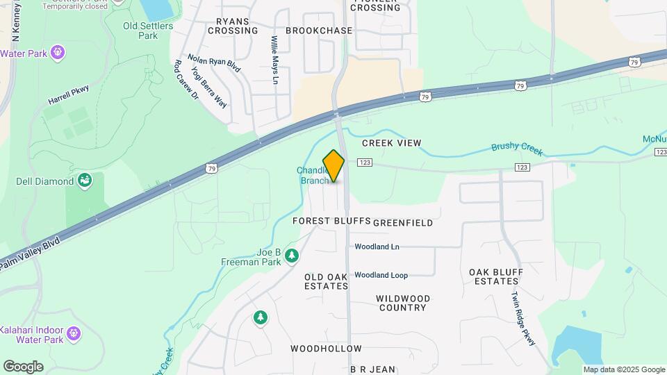 1179 Forest Bluff Trail Map and Location Details