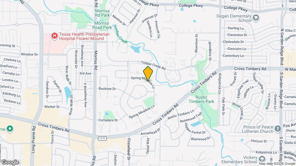4119 Spring Meadow Ln Map and Location Details