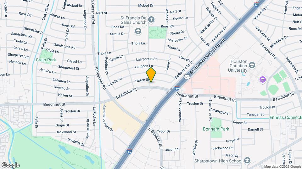8214 Beechnut St Map and Location Details