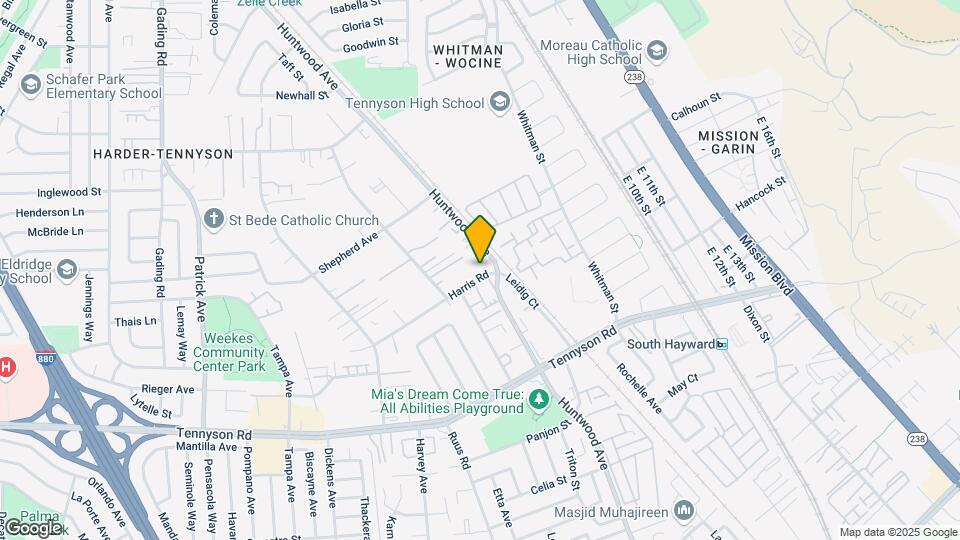 199 Harris Rd Mapa y Detalles de la Ubicación