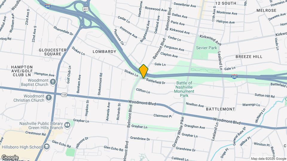 1553 Battlefield Dr Map and Location Details
