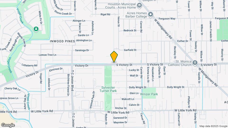 4444 N Victory Dr Map and Location Details