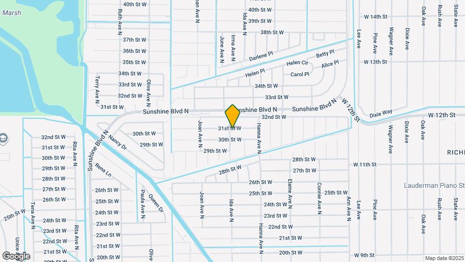 2819 31st St W Map and Location Details