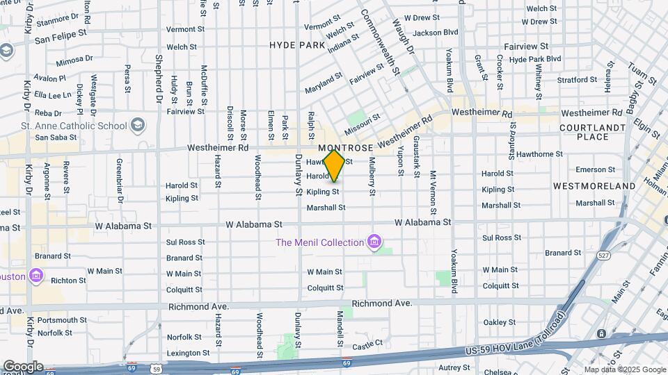 1612 Kipling St Map and Location Details