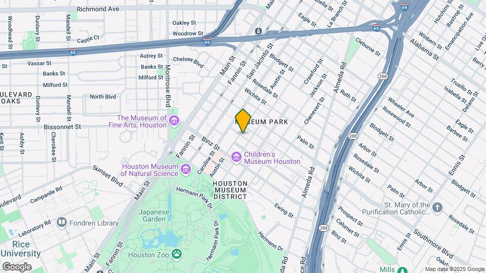 1407 Prospect St Map and Location Details
