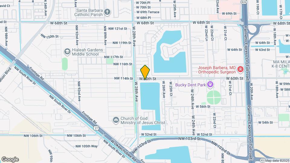 2750 W 60th St Map and Location Details