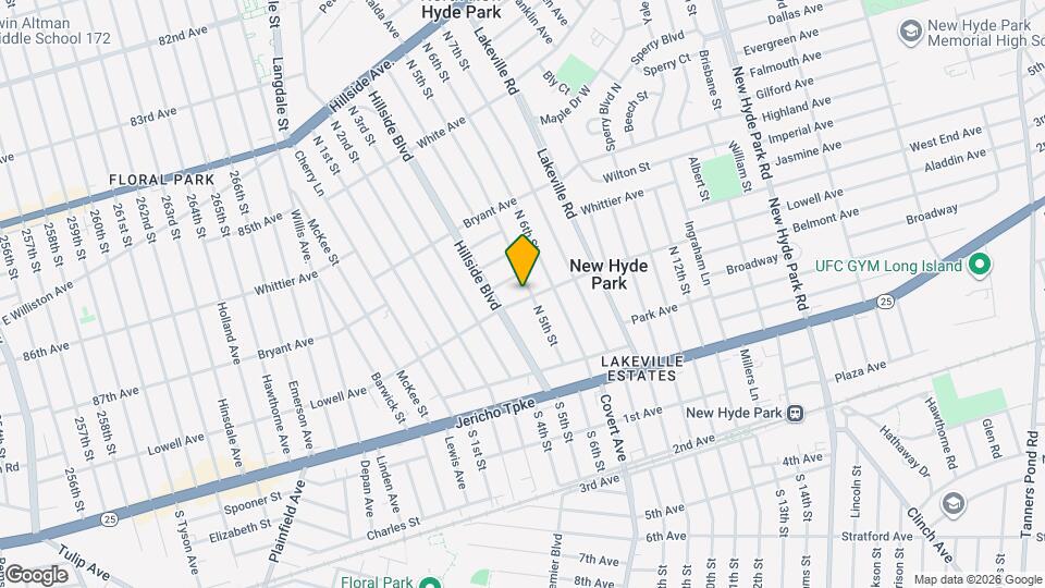 415 Lowell Ave Map and Location Details