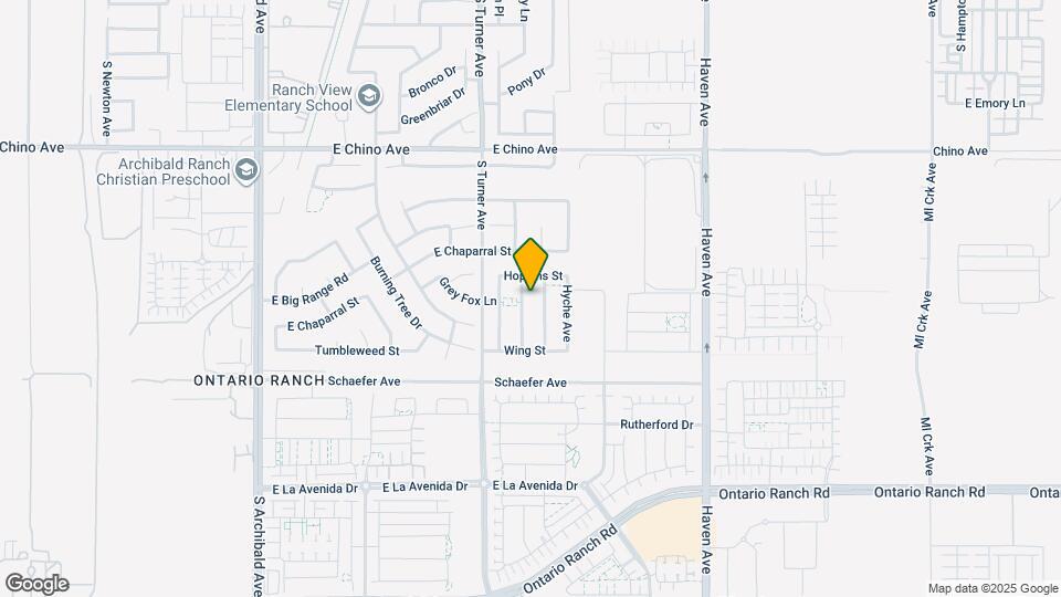 3653 S Grower Ave Map and Location Details