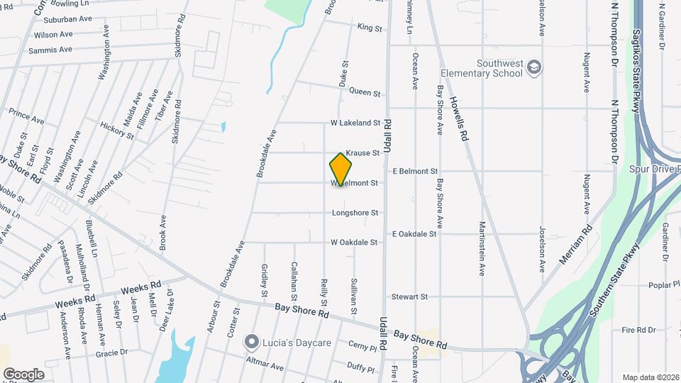 20 W Belmont St Map and Location Details