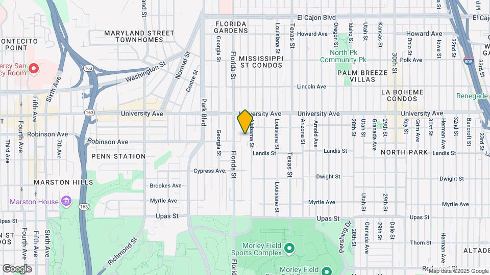 2040 Robinson Ave, Unit F Map and Location Details