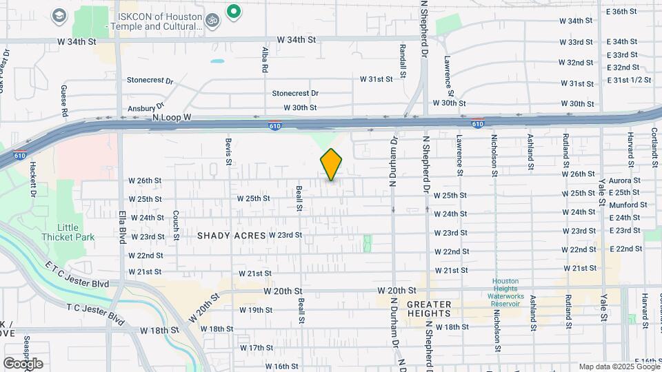 936 W 26th St Map and Location Details