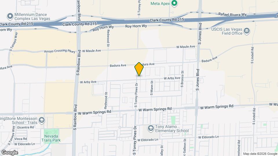 7097 W Steele Canyon St Map and Location Details
