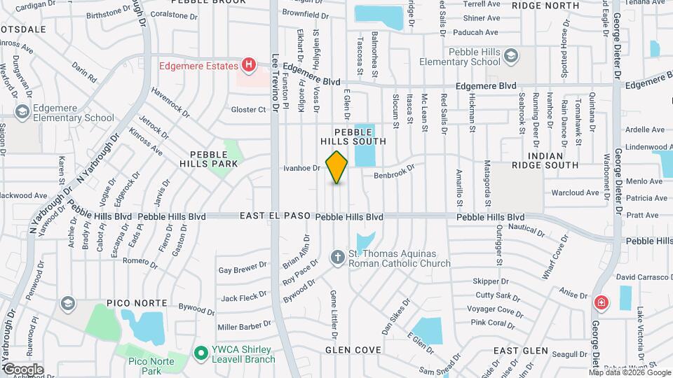3112 Wayside St Map and Location Details