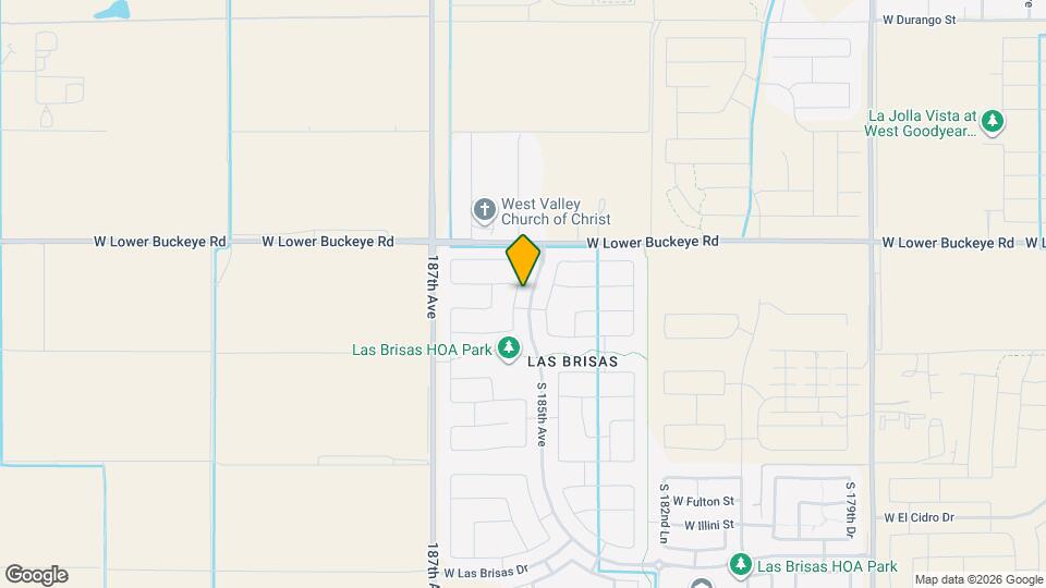 3033 S 185th Dr Mapa y Detalles de la Ubicación