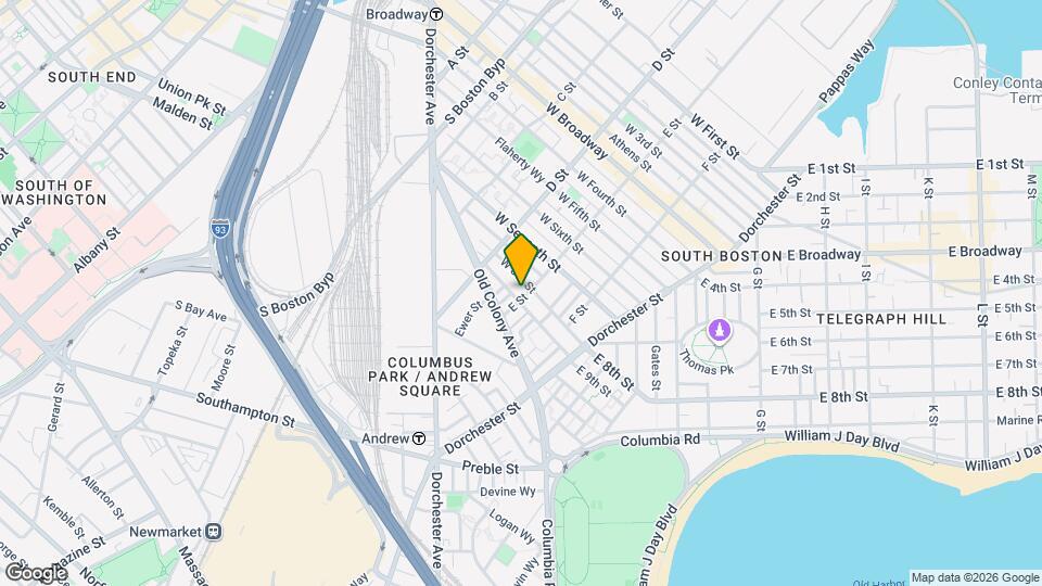 182 E St Map and Location Details