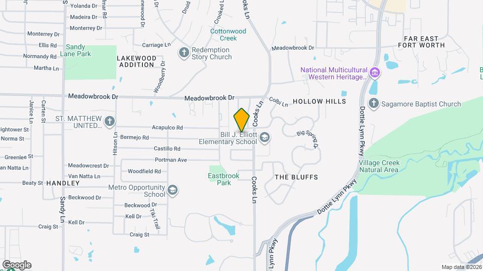 7933 Bermejo Rd Map and Location Details