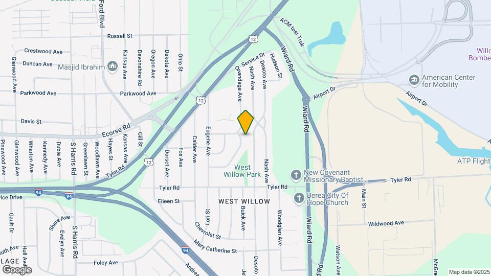 649 Oswego Ave Map and Location Details