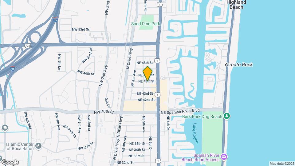520 NE 45th St-Unit -A Map and Location Details