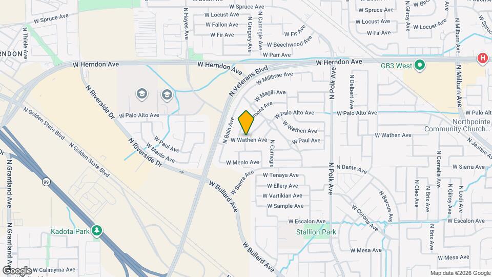 6509 N Vista Ave Map and Location Details
