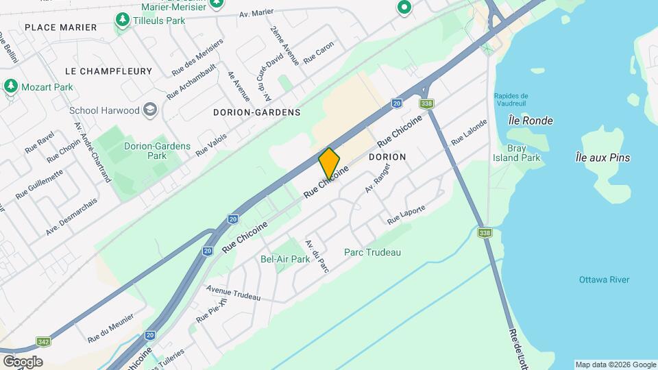 451 Phaneuf Rue Map and Location Details