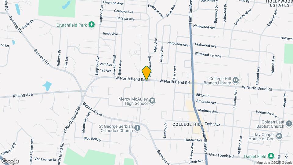 1831 W North Bend Rd, Unit 2 Map and Location Details