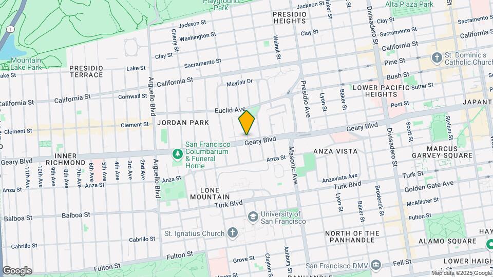 3000 Geary Blvd Map and Location Details