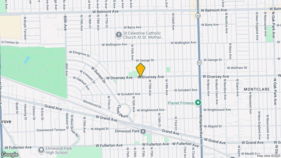 2746 N 75th Ct Map and Location Details
