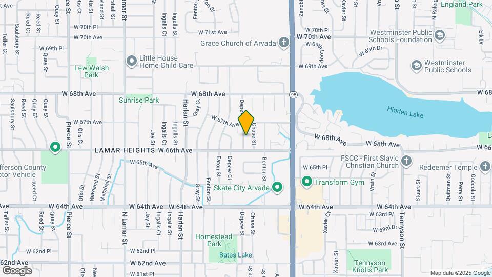 6636 Depew St Map and Location Details