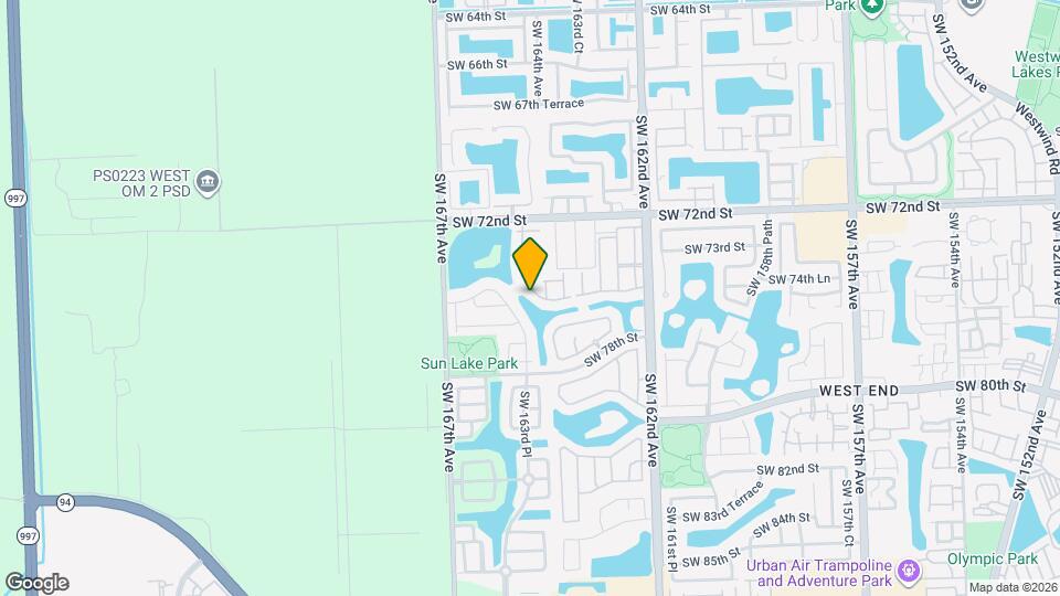 7464 SW 164th Ct Map and Location Details