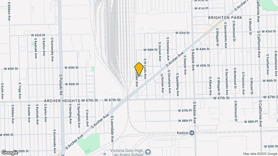 4543 S Drake Ave Map and Location Details