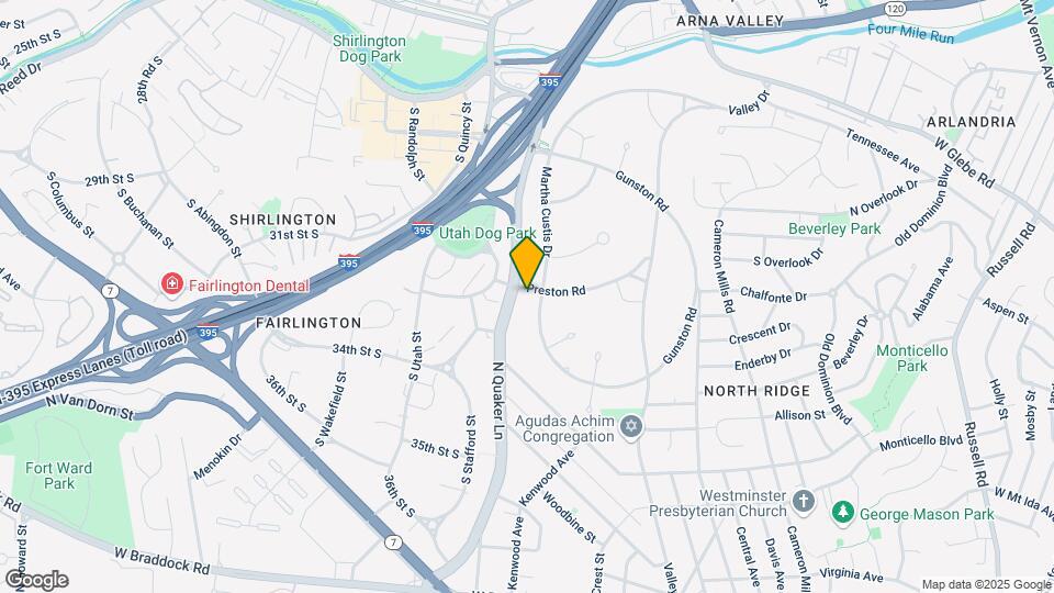 1806 Preston Rd Map and Location Details
