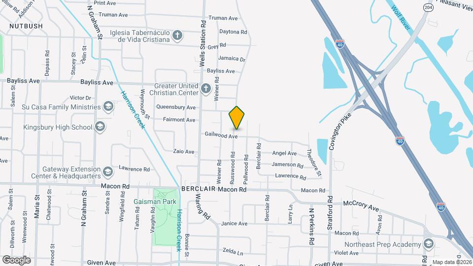 1266 Russwood Rd Map and Location Details