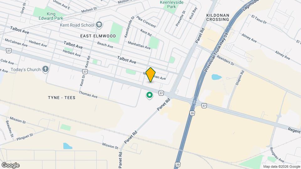 1131 Nairn Av Map and Location Details