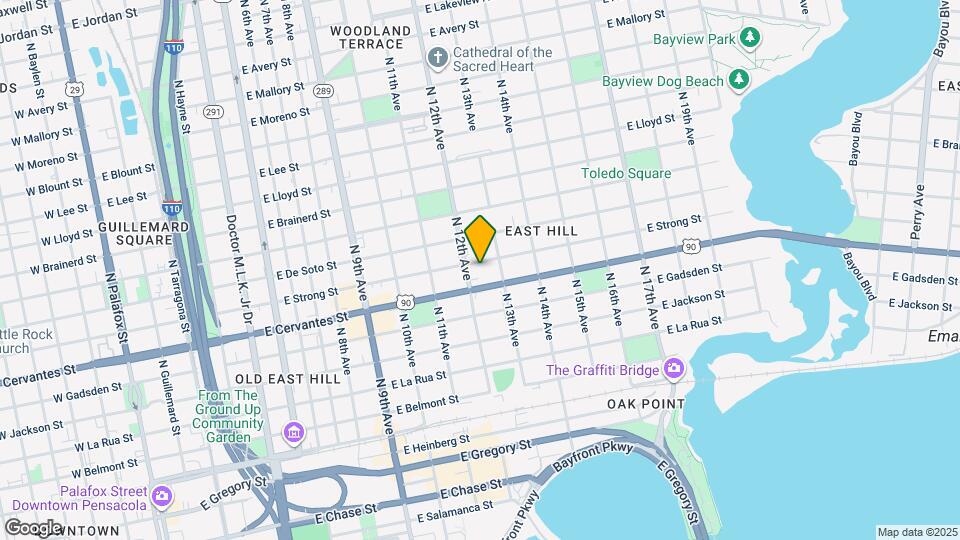 1211 E Strong St Mapa y Detalles de la Ubicación
